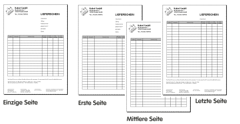 Aufbau eines mehrteiligen Formulars